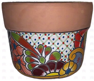 XOOCH MEXICO Talavera Blumentopf COPA NATURAL klein, handgefertigt aus Mexiko