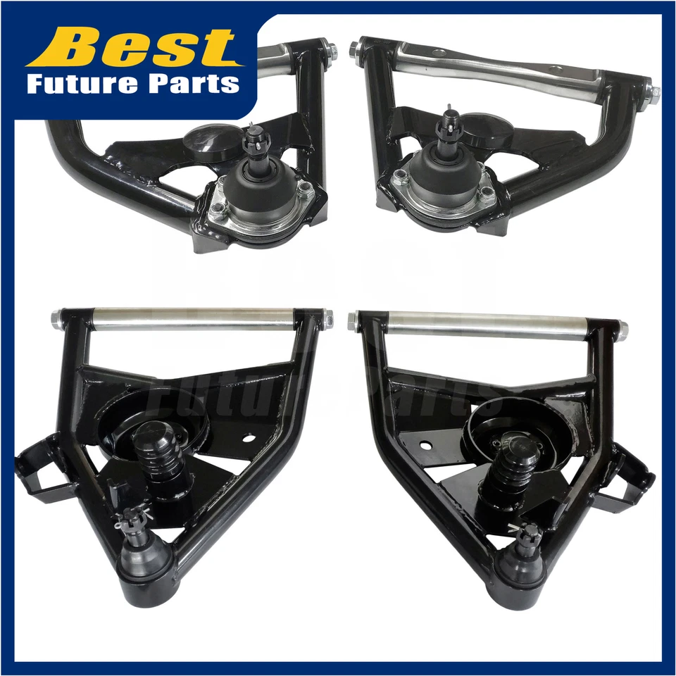 Kit de 4 brazos de control inferiores superiores delanteros para camioneta Chevrolet C10 1963-1972 Foto 4 de 4