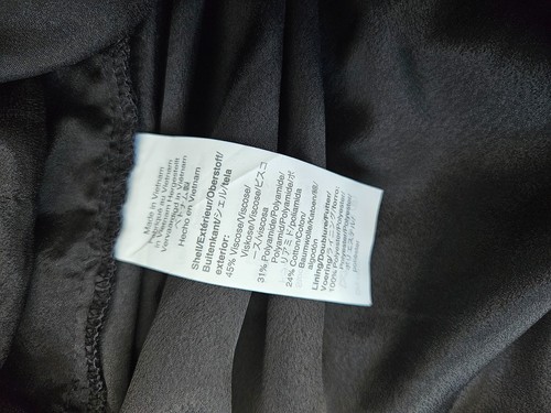 NUEVO CON ETIQUETAS J.Crew Pantalón de tiro alto Peyton de pierna ancha en encaje negro Plus US22 - Imagen 8 de 8