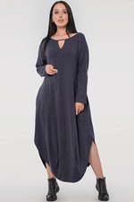 Blue oversized dress 2424-2.17
