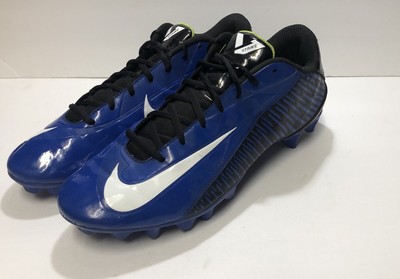 all blue football cleats