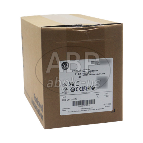 Neu Allen Bradley 22B-D010N104 PowerFlex 40-4 kW 5 PS Wechselstromantrieb - Bild 1 von 6
