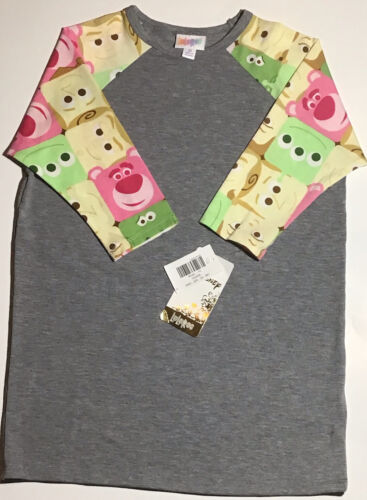 Größe 10 Lularoe Kinder Sloan Disney Toy Story Buzz Jessie Alien Dinosaurier Neu mit Etikett