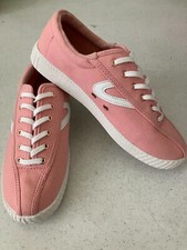Tretorn Women's Pink Blush White Nylite Plus Canvas Fashion Sneakers Size 9