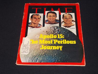 1971 AUGUST 9 TIME MAGAZINE - APOLLO 15 FRONT COVER - H 4848 | eBay