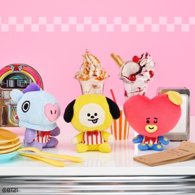 BTS BT21 Ichiban Kuji Diner 2022 Plush Doll 7 types Complete Set