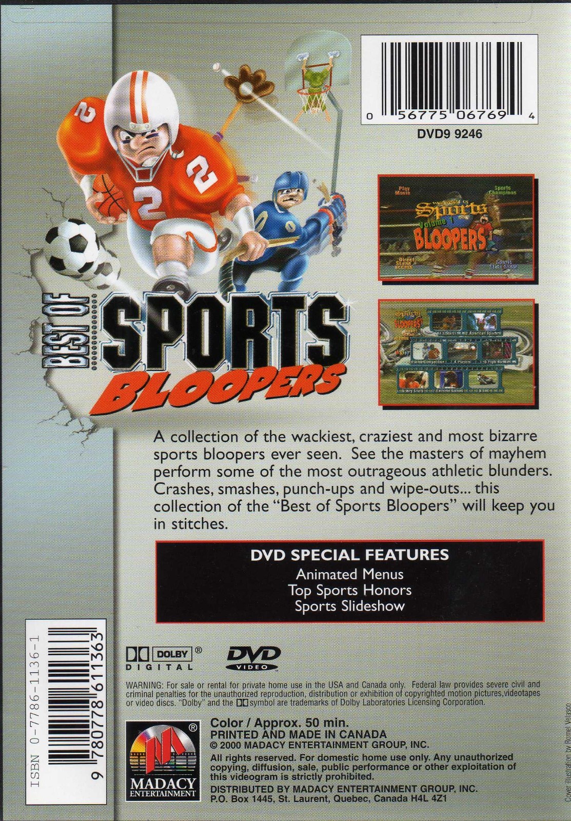 Best of Sports Bloopers (DVD, 2001) for sale online eBay