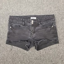 Mudd Black Jean Shorts Size 5