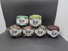 Ice Yarns Trellis Ladder Ribbon Lace 6 Different Skeins Multicolor