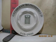 GEORGIAN BLOOMFIELD NURSING HOME ASHTRAY - SHENANGO CHINA MARK , UNREADABLE CODI