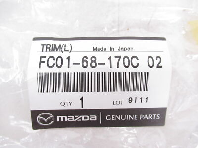 Genuine OEM Mazda FC01-68-170C-02 Left Interior Pillar Trim 1989-1991 RX-7 Coupe