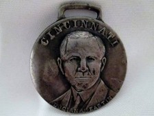 Antique Pocket Watch FOB 1923 Cincinnati Lucian J Eastin ODD FELLOWS Regalia Co