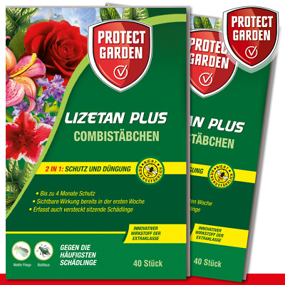 Protect Garden 2 x 40 Stück Lizetan  Plus Combistäbchen