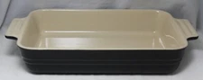 Le Creuset Rectangular Baking Dish Stoneware Black Onyx 25cm 10 1/4" x 7" NEW