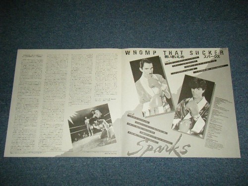 SPARKS Japan 1981 RPL-8080 White Label PROMO NM LP+Obi WHOMP THAT SUCKER - Imagen 3 de 6