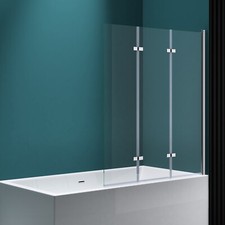 Duschwand für Badewanne Badewannenaufsatz Ba...