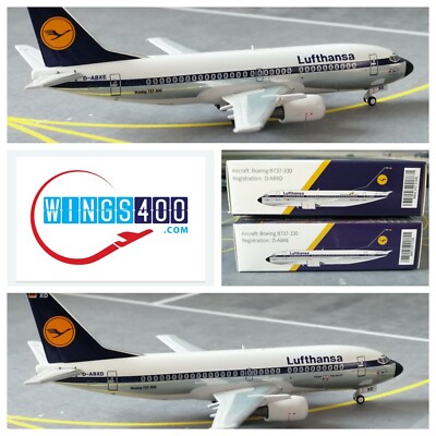 Lufthansa Boeing B737-330 TWINSET D-ABXD/D-ABXE 1/400 by Miniature Models. MIB