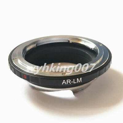 Konica AR Lens To Leica M Mount Adapter - Use Vintage AR Lenses On Leica M6, M9, M8, M7, M5 Cameras