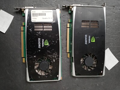 HP Quadro FX 1800 768MB GDDR3 Video Card (519296-001) LOT OF 2