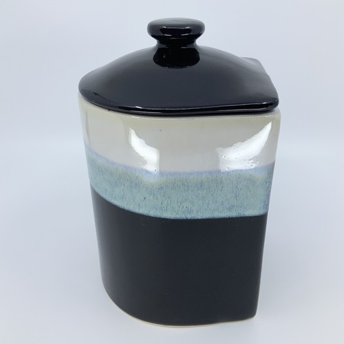 Vintage Rodolfo Padilla Signed Stoneware Studio Pottery Canister With Lid 7 1/4" - Picture 3 of 9