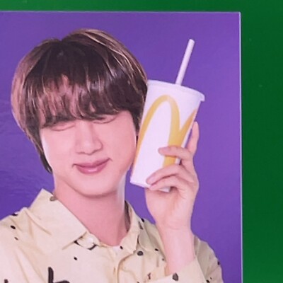 JIN BTS McDonalds Collaboration Photo Card TCG Japanes Official
