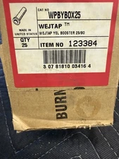 Burndy Wejtap WPbYBOX25 Yellow Boosters