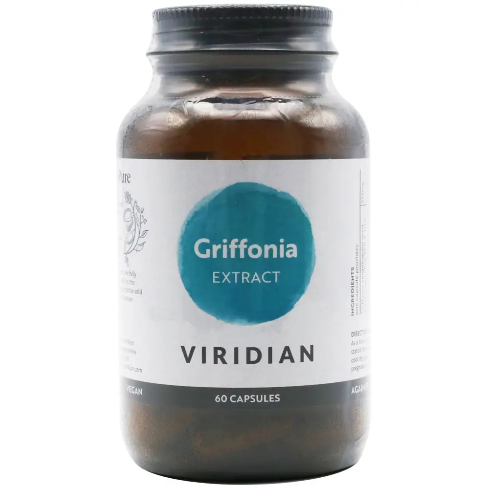 Viridian 5-HTP Griffonia Extract 60 Capsules Vegan