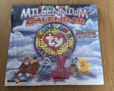 Beanie Babies Millennium 2000 Kalender OVP