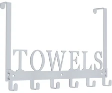 Over The Door Hooks, Towel Rack for Bathroom, Door Mount Towel Hooks Bath Tow...