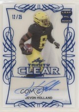 2021 Leaf Trinity Clear Auto Platinum Foil /25 Jevon Holland #CA-JH2 Auto 0gg
