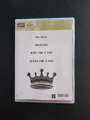 Stampin' Up! YOU RULE Set Of 5 Rubber Unmounted #129264 Retired New Unused 