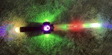 Light-Up Toy Sword MEDIEVAL TIMES 25 Red Yellow Working Takes 3-AAA Batteries