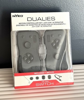 Nyko Dualies Motion Controller Black for Nintendo Switch USB Ergonomic Rumble