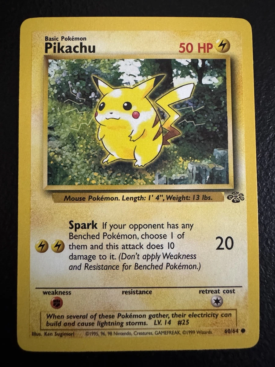 Pokémon Pikachu Pokémon TCG Jungle Individual Collectible Card