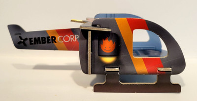 Restoration Fireball Island The Curse of Vul Kar Parts 1 Hello-Copter Helicopter