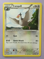 TRANQUILL 85/114 MP BLACK & WHITE Uncommon Pokemon