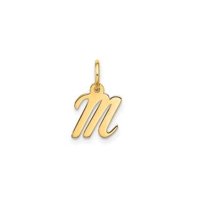 10k Gelbgold Skorpion Sternzeichen Anhänger Charm M Symbol Astrologie Oktober November