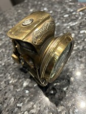 Joseph Lucas Silver King Oil Lamp April 1919 Over All Nice Cond Mirror Cracked