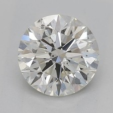 1.30 Carat Cert. GIA Round Natural Mined Diamond Loose J color SI2 clarity 3268.31 per carat