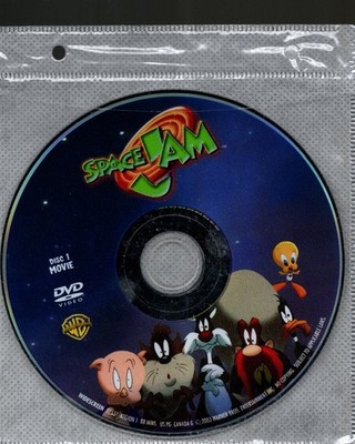 Space Jam (1996) DVD *DISC ONLY* = REGION 1 - Michael Jordan