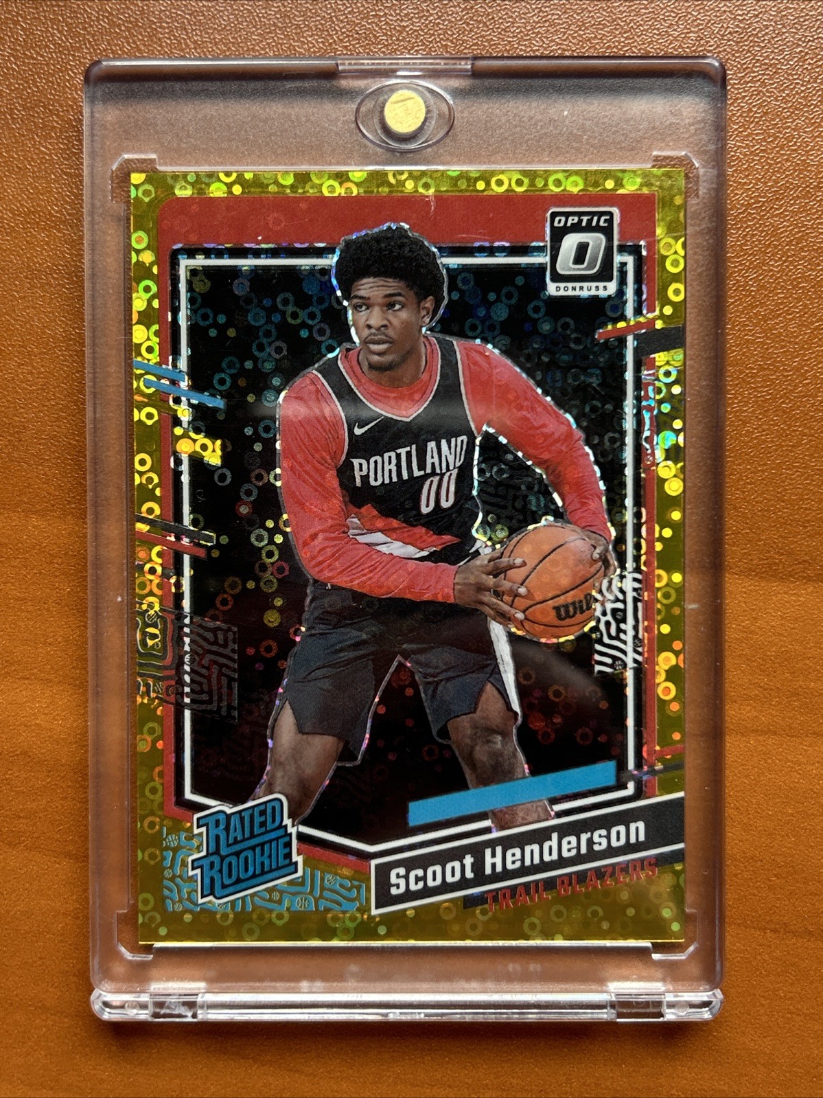 2023-24 Panini Donruss Optic Scoot Henderson Rated Rookie Fast Break Gold #/10