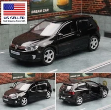 VOLKSWAGEN GOLF VI GTI CAR BRND NEW ~1/36 VW DIECAST BLACK COLLECTORS MODEL GIFT