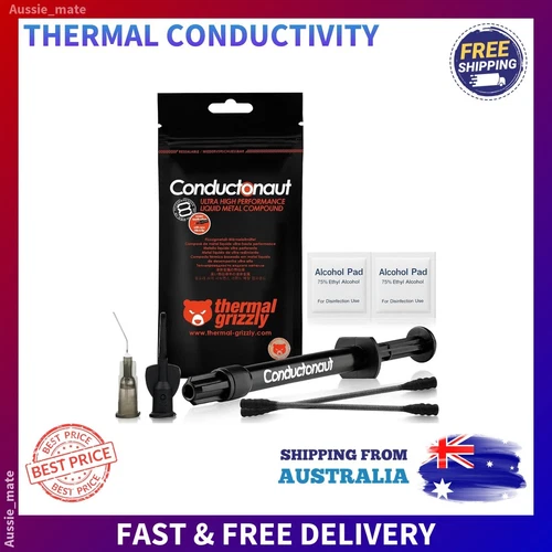 Thermal Grizzly Conductonaut Liquid Metal Thermal Paste 1g CPU GPU Cooling