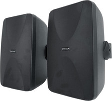 Rockville WET-6525B Pair 6.5" 70V Wall Speakers, IPX55 Waterproof, Black