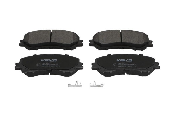 Kavo Parts Bremsbelagsatz Scheibenbremse KBP-6614 FüR Qashqai Nissan Renault 2 3-image