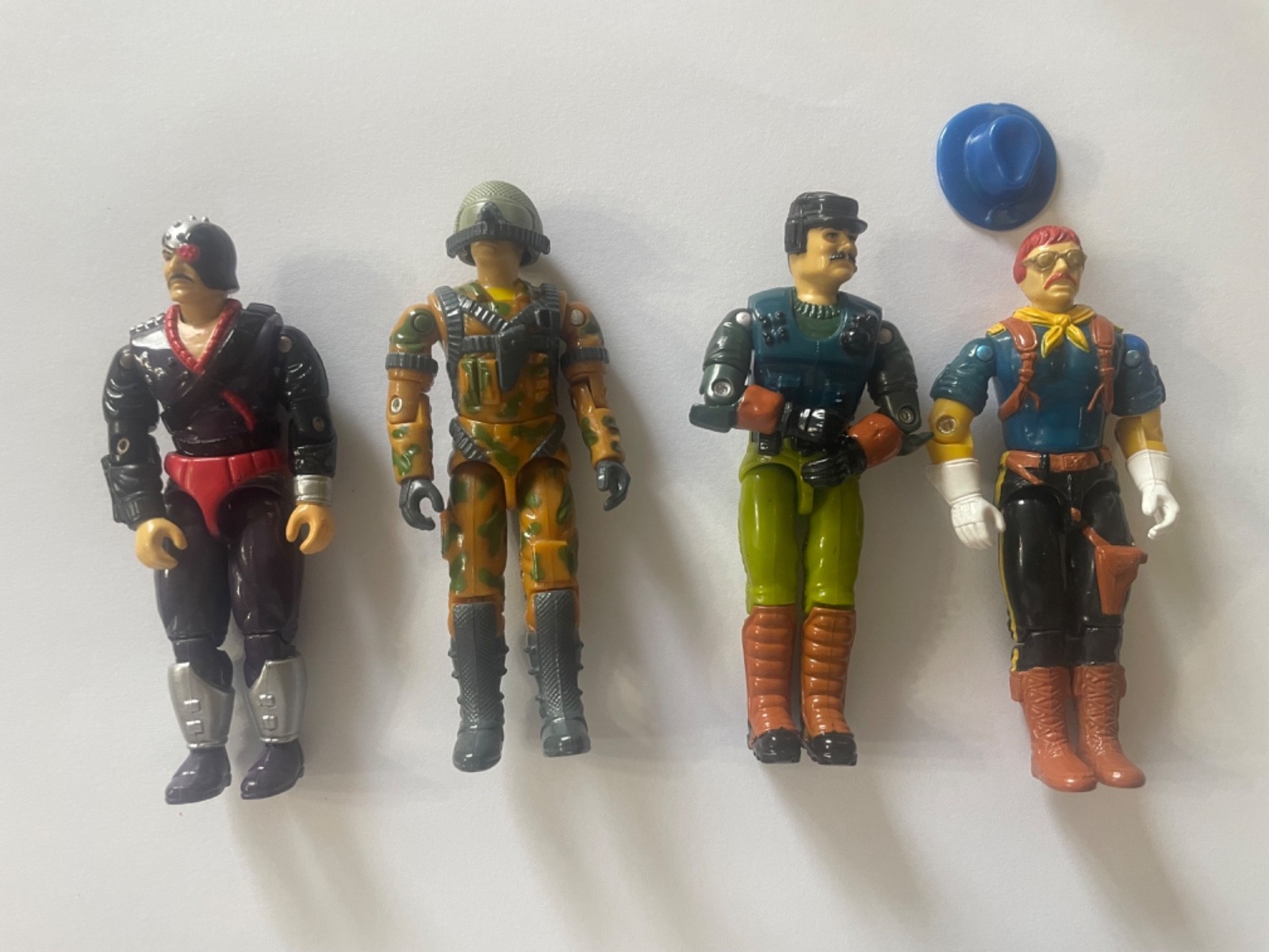Vintage Lot of 4 GI Joe Figures Hasbro Lot #3