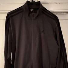 adidas Men's TrackSuit jacket and pants M 3S TT TRIC Grey Black Size M H46103
