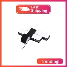 noot products 20 Sets 1x4 Inch Hook and Loop Fastener Strips with Adhesive Heavy