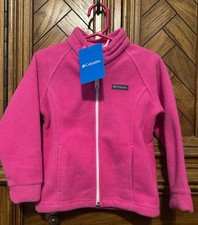 NEW Columbia Fleece JACKET Toddler Girl Size 4T  36