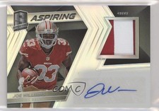 2017 Panini Spectra Aspiring 71/299 Joe Williams #APA-JW Patch Auto 1u6